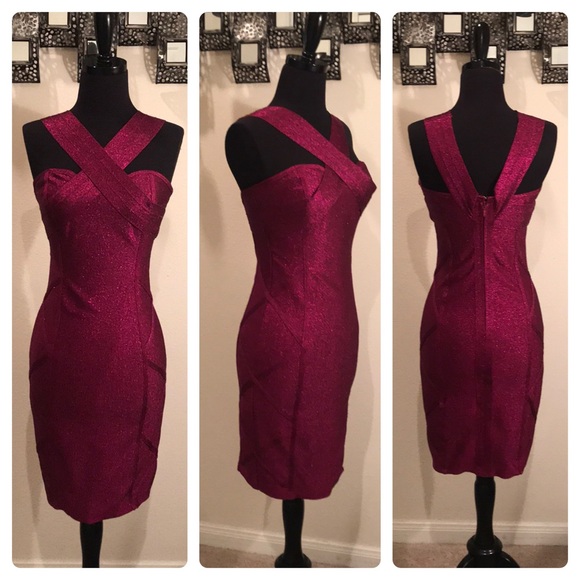 WOW couture Dresses & Skirts - NWOT OFF SHOULDER BANDAGE DRESS